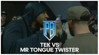 Tek vs Mr Tongue Twister | Premier Battles | Rap Battle