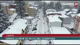 Calabria: Arriva la neve su Sila e nel cosentino