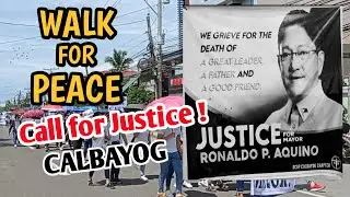 moTHORides | WALK FOR PEACE | PUBLIC VIEWING | MAYOR RONALDO AQUINO CALBAYOG CITY