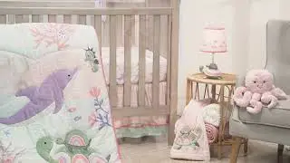 Sea Dreams Baby Nursery Crib Bedding and Decor