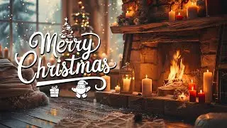 Warm Christmas Eve - Festive Fireplace and Glowing Tree