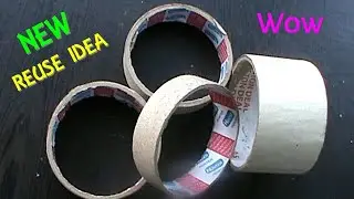 DIY Tape roll Organiser I How to use waste tape roll/ empty Duck tape roll I hater kaj I RS crafts