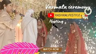 Varmala ceremony ❣️ #kashikalifestyle #wedding #explore #fy #youtube #vlog #viral 
