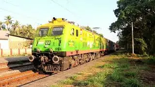 Green WAP 7 Powering Bengaluru Island Express | ED WAP 7 | Indian Railways