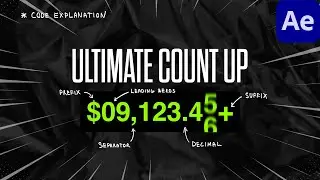 ULTIMATE Count Up Expression - After Effects Beginner Tutorial