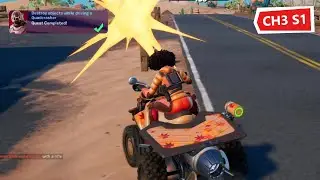 Destroy objects while driving a Quadcrasher in Fortnite Chapter 3 Season 1 Quest