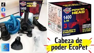 Todo lo que debes saber de la Cabeza de poder 1400 L/h  Marca EcoPet