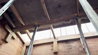 Shoring - fresh water cistern 