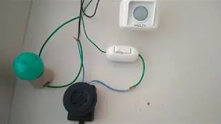 Alarme com sensor de presença + Campainha