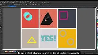 How to use the Block Shadow tool in CorelDRAW for Vinyl Cutters & Sign making
