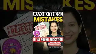 Mistakes to Avoid in DU Admission Process✅  #shorts