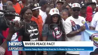 Rivers State Governor, Fubara Warns Political Rivals Not To Mistake His Silence For Weakness