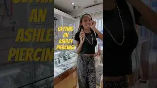 Getting an Ashley Piercing! #ashley #piercing #caribbean #piercings #ashleypiercing #lips #popcaan