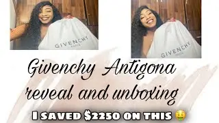 GIVENCHY ANTIGONA Reveal +unboxing,Real Vs Fake ....I saved $2250 on this ||worth it 🤑
