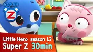 [Super Z 1,2] Маленький герой Super Z l 30 мин. Игра l Изготовление бумажной машины Пороро