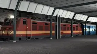 WAP4 with ICF Train | Night View | Winter Fog Weather| Railworks Train Simulator 2019