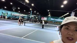 Final, Mixed doubles Joseph McKinley &Tracy Zhou against team TGO Pickle Crew.
