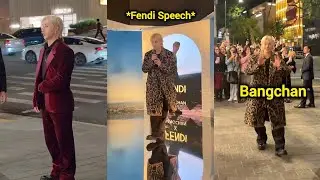 StrayKids Bangchan at Fendi&rsquo;s Palazzo in Seoul For &ldquo;Roman Empire&rdquo; Full Speech & Interaction