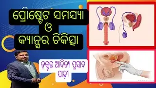 Prostate in Odia language.. Symptoms, Investigations Treatment and prevention