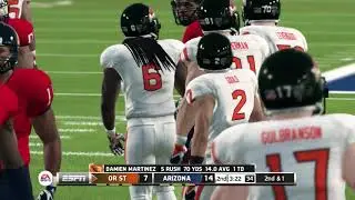 Oregon State Beavers vs Arizona Wildcats - NCAA Football 14 - Updated to 2023 2024 Rosters