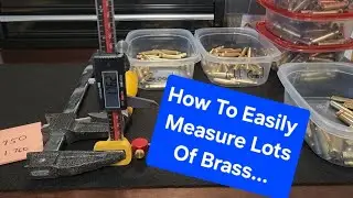 How To Use A Bar Clamp To Measure Brass 