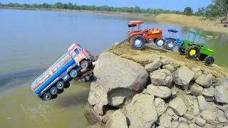 JCB CARTOON || TATA TRUCK ACCIDENT