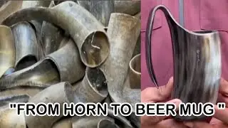 Amazing Handmade Beer Mug | Animal Horn Transformation
