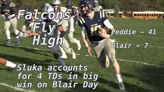 Peddie 41 Blair 7  | Week 8 Highlights  | Falcons Win MAPL Title