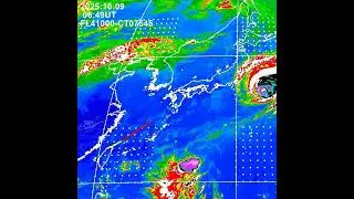 EVA AIR BR130 Taipei-Osaka No Typhoon Halong 9 Oct 2025