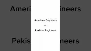 American engineers Vs Pakistani engineers new funny short #shorts #youtubeshorts #funny