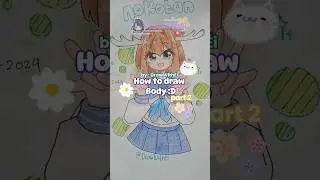 How to draw anime Body✨ Cara gambar tubuh anime🌷 #art #drawing #drawingtutorials #shorts