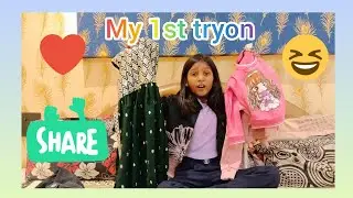 My first tryon haul | Pls like, share and subscribe to my channel 🙏🏻😊