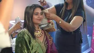 Alpa Shah Live Hair Style From Beaisa Makeup Expo 2024