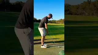 Shaping shots, flighted 7iron draw💪🏼 #golf #golfswing #break80 #takomo