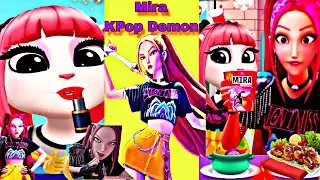 Mira Kpop Demon Hunters 💥😈 My Talking Angela 2 #like #mytalkingangela2 #kpopdemonhunters #mirakpop