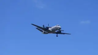Regional Express SAAB 340 landing at Melbourne