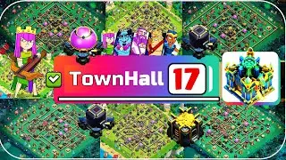 New Top 7 Best TH17 Hybrid/Farm Bases (2025) I TH17 Farming/Hybrid/Pushing/Trophy Base Links