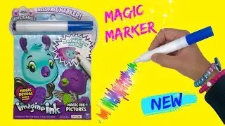 New Hatchimals Imagine Ink Coloring Book with Magic Marker! New Hatchimals