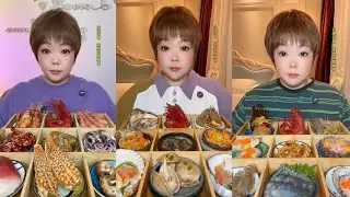 Asmrfood : Eating big Shrimp 🦐🍤🦐 { seafood 🦞🦞🦞🍢} #oysters #mukbang #crab #delicious