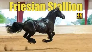 Meet a Very Special Friesian Horse Stallion