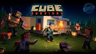 Cube Survival Кубическое выживание #1 Крошим зомби и знакомимся с игрой