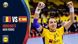 Bazaliu delivers Romania ON THE BUZZER | Romania vs Spain | Highlights | MR | Women's EHF EURO 2022