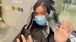 HAIRCUT VLOG &ndash; getting highlights for the first time 💃🏻 (Azta Urban Salon Ayala Feliz) | sabpozon