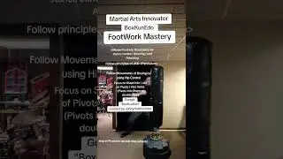 Footwork Mastery taught by jonnythebrucelee #footwork #boxing #martialarts