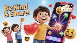 Social Media Song for Kids | Social Media Day Kids Song | Be Kind and Share | Educastle