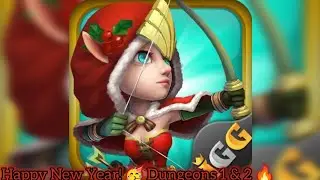 Castle Clash 🏹 v&eacute;gig j&aacute;tsz&aacute;s #1: Happy new year! 🥳 Dungeon 1 & 2! 🔥 #castleclash #dungeons #bye2025