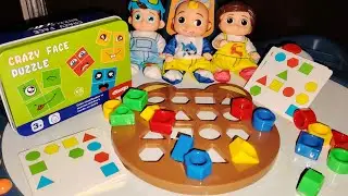 Asmr Crazy Puzzle face & shapes Puzzle #Trending #asmr