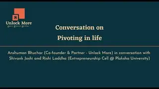 Pivoting in life