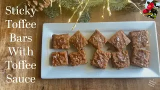 My Sticky Toffee Bars w/Toffee Sauce #cat #trending #viral #cookies #southerndesserts #food #love 