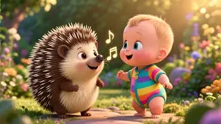 Hedgehog In Baby Garden 🌿👶 | Cute Animal Learning Video for Kids | Fun Nature Play
